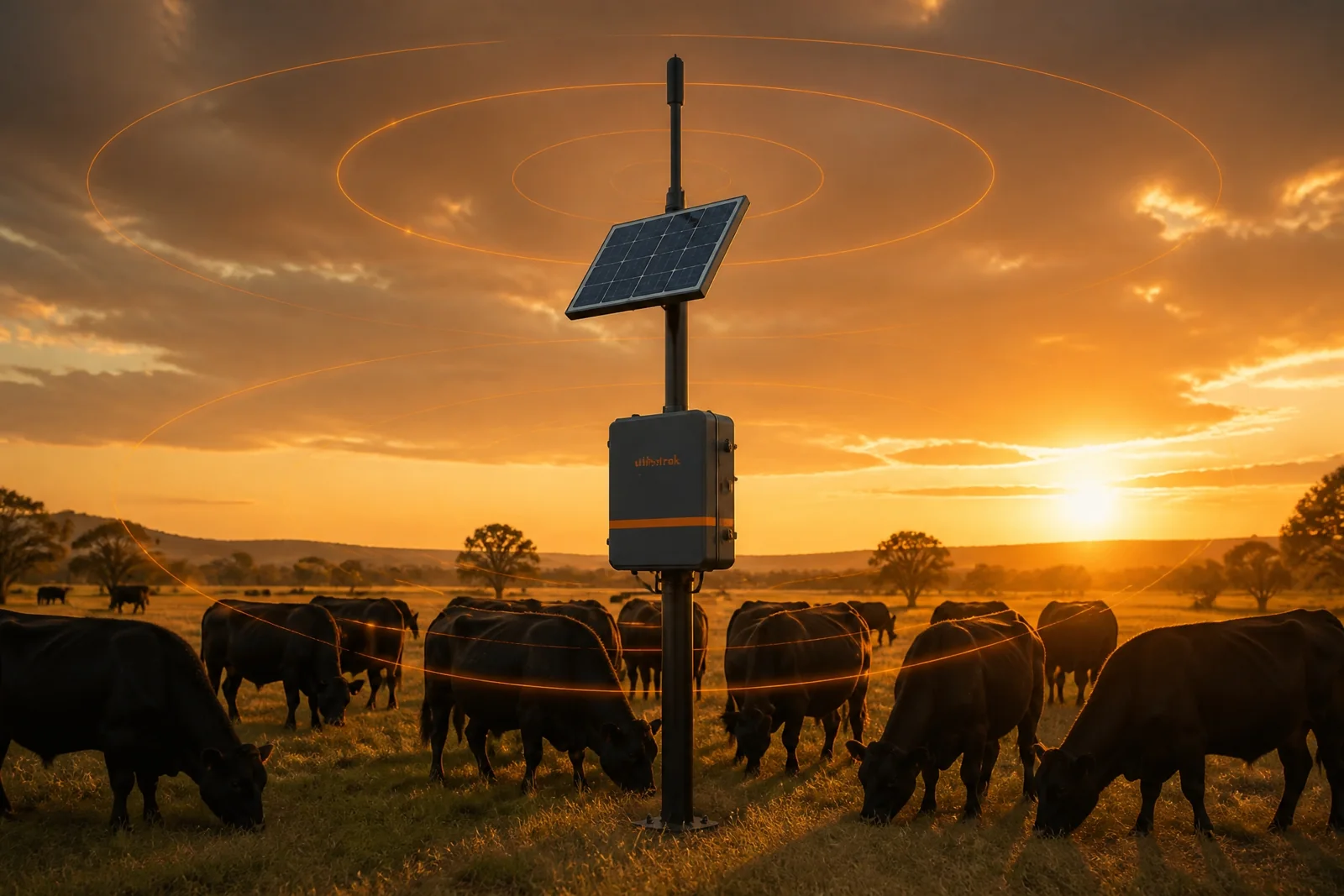 LoRaWAN gateway deployment among cattle