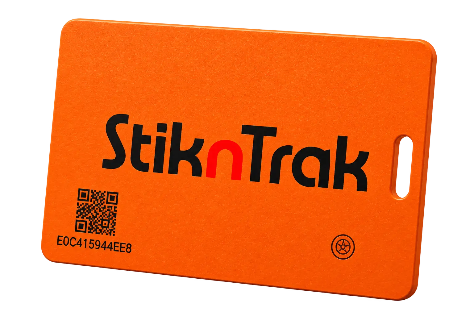 Orange StiknTrak SNT-FM36 ruggedised long-life credit-card-sized asset tracker